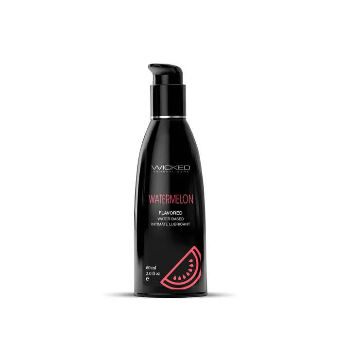 Wicked Sensual Care Lubricants Aqua Watermelon Flavored Water Based Intimate Lubricant 2 Fl Oz Wicked Sensual Care Lubricants Aqua Watermelon Flavored Water Based Intimate Lubricant 2 Fl Oz