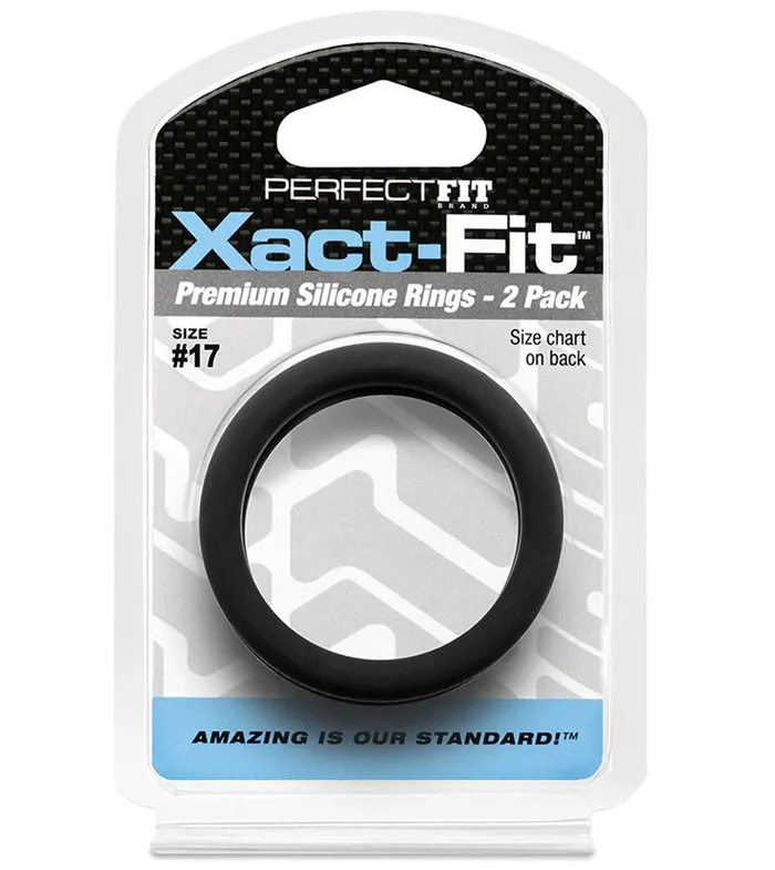 XactFit Ring 2Pack 17 Perfect Fit Male Sex Toys