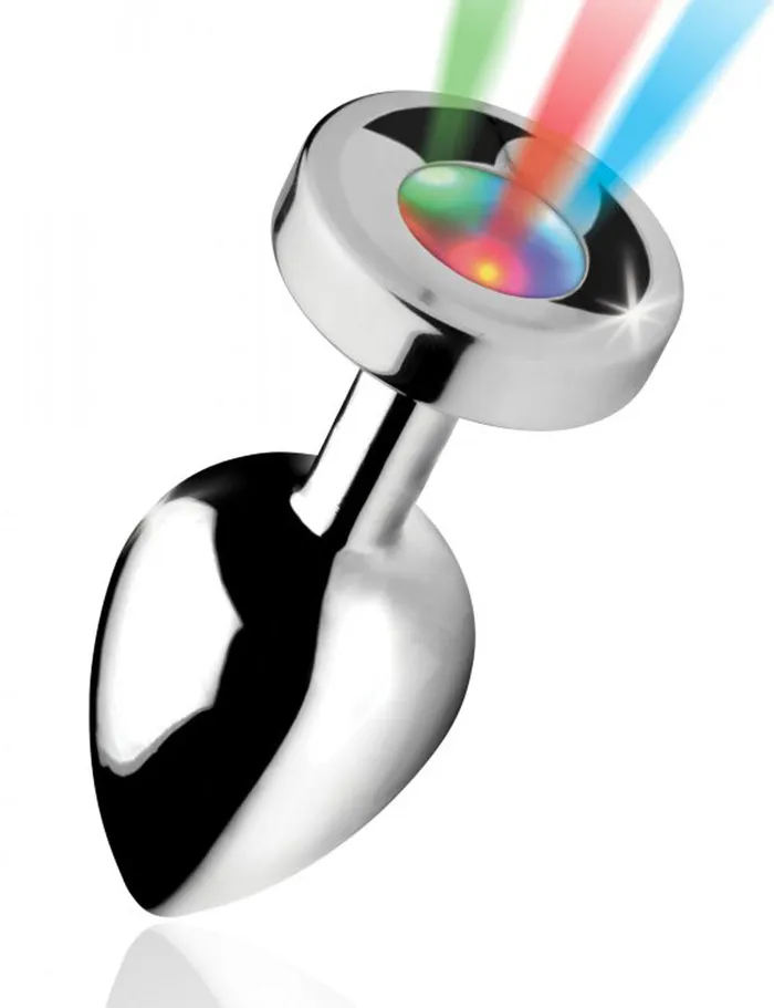 XR Brands Booty Sparks Male Sex Toys Light Up Large Anal Plug