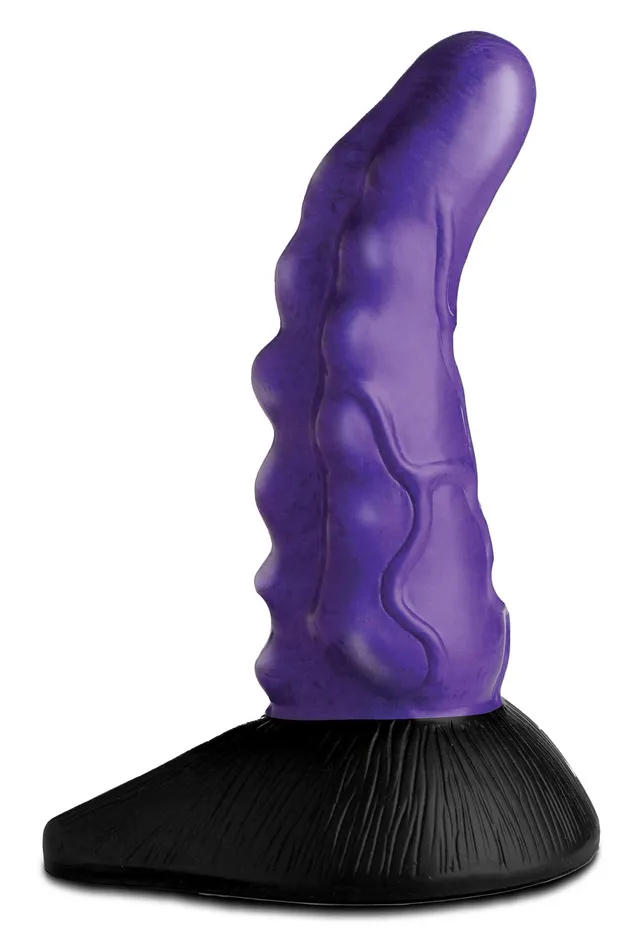 XR Brands Creature Cocks Dildos Orion Invader Veiny Space Alien Silicone Dildo Purple